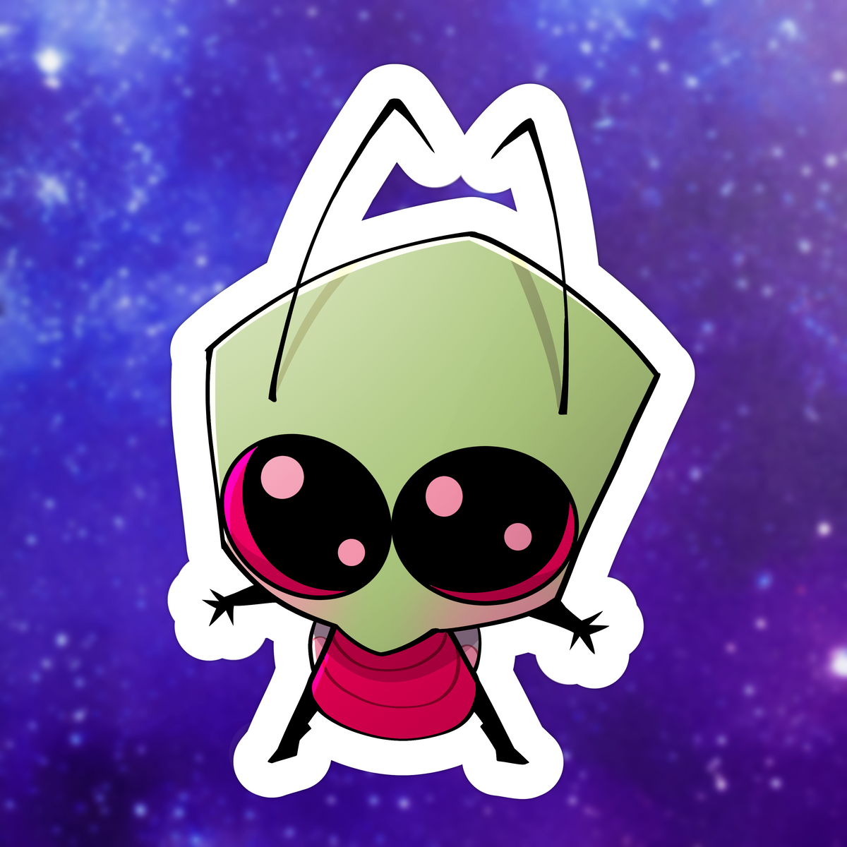 Invader Zim Big Eyes Meme