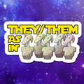 B1 Battle Droids They/Them Sticker