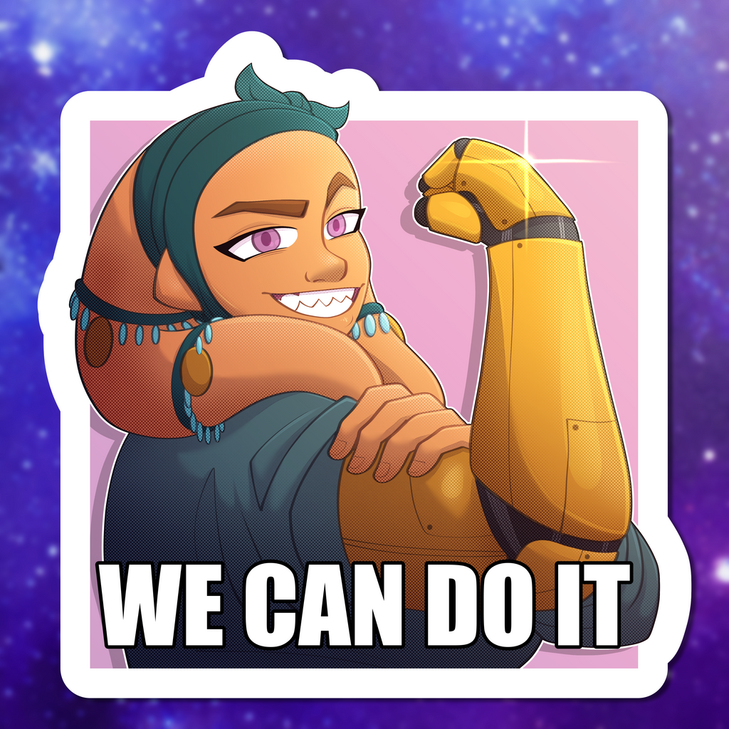 "We Can Do It" Twi'lek Sticker