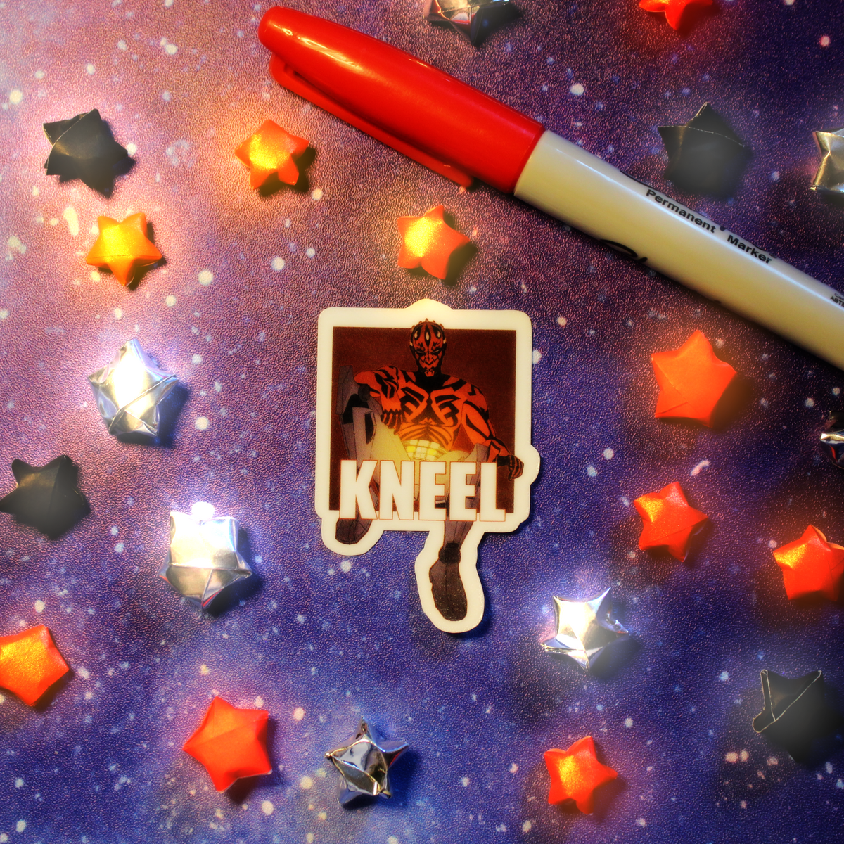 Darth Maul Kneel Sticker
